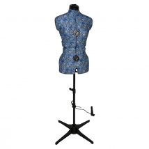 Hobby and Gift Woodblock Floral Tailors Dummy Dressform