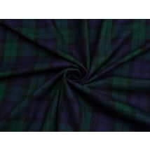 Minerva Core Range Polyester Viscose Suiting Fabric Blackwatch