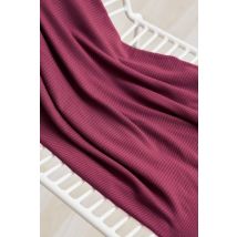 Meet MILK Derby Tencel Modal Rib Stretch Knit Fabric Cherry