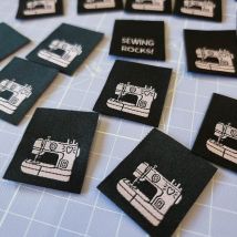 Sew Anonymous Sewing Rocks Woven Labels