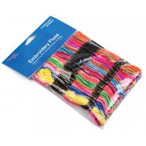 Craft Factory Embroidery Threads Rainbow Colours