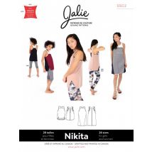 Jalie Paper Sewing Pattern 3902 Nikita Workout Tank & Dress