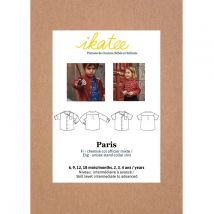 Ikatee Paper Sewing Pattern Baby Paris Shirt