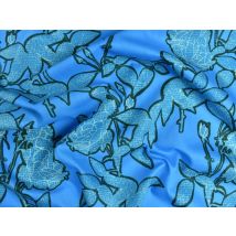 Storrs London Egyptian Cotton Lawn Fabric Blue