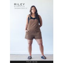 True Bias Paper Sewing Pattern Riley Overalls