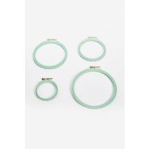 DMC Painted Wood Embroidery Hoop Turquoise
