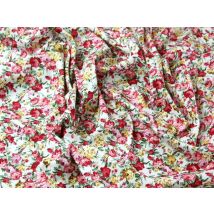 John Louden 100% Cotton Poplin Fabric Ivory