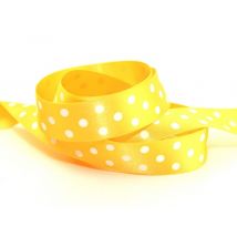 Berisfords Polka Dot Ribbon (Value Roll) 37 Gold