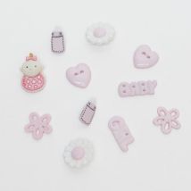 Dress It Up Baby Girl Buttons