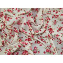 Rose and Hubble 100% Cotton Poplin Fabric Ivory
