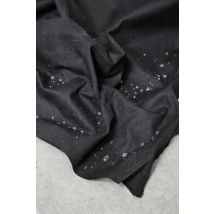 Mind The MAKER Light Waxed Cotton Fabric Black