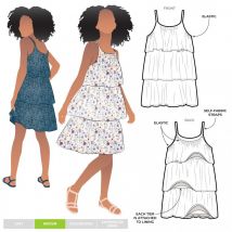 Style Arc Paper Sewing Pattern Kids Wilma Dress
