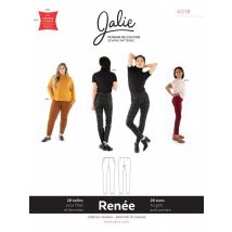 Jalie Paper Sewing Pattern 4018 Renee Ponte Pants