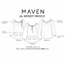 Maven Patterns Paper Sewing Pattern Wendy Smock