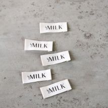 Meet MILK End Fold Woven Labels