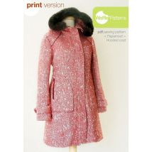 Waffle Patterns Paper Sewing Pattern Pepernoot Hooded Coat