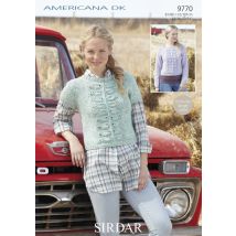 Sirdar Americana Knitting Pattern 9770