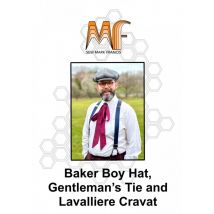Sew Mark Francis Paper Sewing Pattern Baker Boy Tie & Lavalliere Cravat