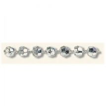 Trimits Faceted Plastic Bead Trim (Value Roll) Silver