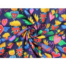 Little Johnny 100% Cotton Fabric Multicoloured