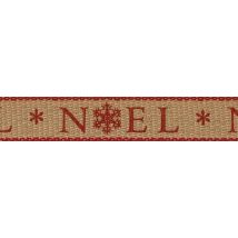 Berisfords Noel Christmas Ribbon Red