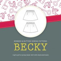 Bobbins and Buttons Paper Sewing Pattern Becky Skirt