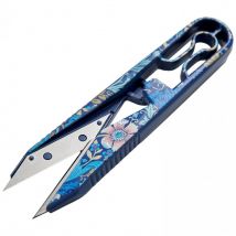 Hobby and Gift Woodblock Floral Thread Snips