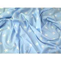 John Louden 100% Cotton Fabric Sky Blue