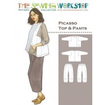 The Sewing Workshop Paper Sewing Pattern Picasso Top & Trousers