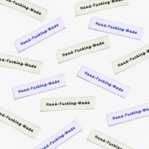 Kylie And The Machine Hand Fing Made Woven Labels