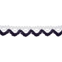 Essential Trimmings Cotton Lace Trim Marine