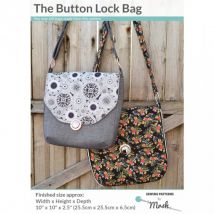Mrs H Patterns Paper Sewing Pattern The Button Lock Bag