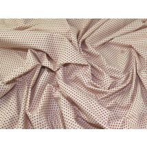 John Louden Printed 100% Cotton Calico Fabric Red on Natural