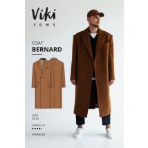 Vikisews Paper Sewing Pattern Bernard Coat