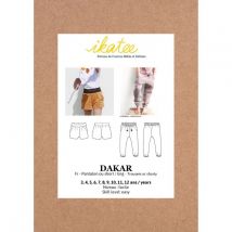 Ikatee Paper Sewing Pattern Kids Dakar Pants & Shorts