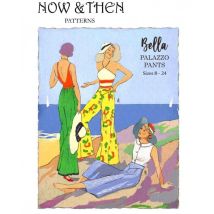Now and Then Patterns Paper Sewing Pattern The Bella Palazzo Pants