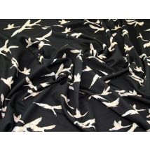 Lady McElroy Scuba Stretch Knit Fabric Black
