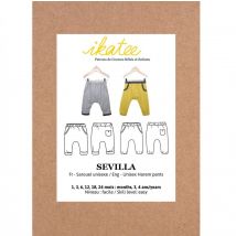 Ikatee Paper Sewing Pattern Baby Sevilla Harem Pants