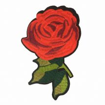 Stephanoise Rose Iron On Patch Motif