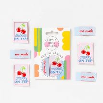Little Rosy Cheeks Cherry On Top Woven Labels