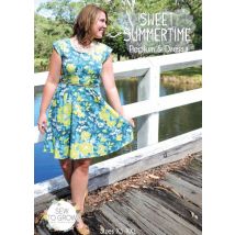 Sew To Grow Paper Sewing Pattern Sweet Summertime Peplum & Dress