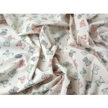 John Louden 100% Cotton Poplin Fabric Pink
