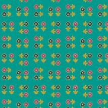 Art Gallery Fabrics Nuncia 100% Cotton Poplin Fabric Always Do Good Cielo