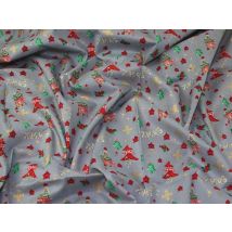 Deadstock 100% Cotton Fabric Grey