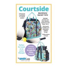 By Annie Paper Sewing Pattern Courtside Backpack & Racket Tote