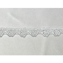 Essential Trimmings Floral Guipure Lace Trim (Value Roll) White