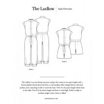 Sewing and the City Paper Sewing Pattern Ludlow Romper