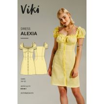Vikisews Paper Sewing Pattern Alexia Dress