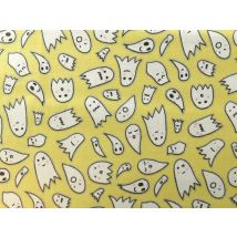 Rico Laminated Cotton Vinyl Fabric Yellow