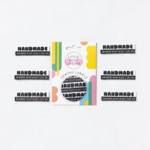 Little Rosy Cheeks Handmade Imagine What Else I Can Do Cotton Woven Labels